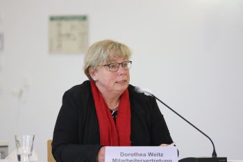 Dorothea Weitz, Vorsitzende der Mitarbeitervertretung (MAV) des Bistums Würzburg.